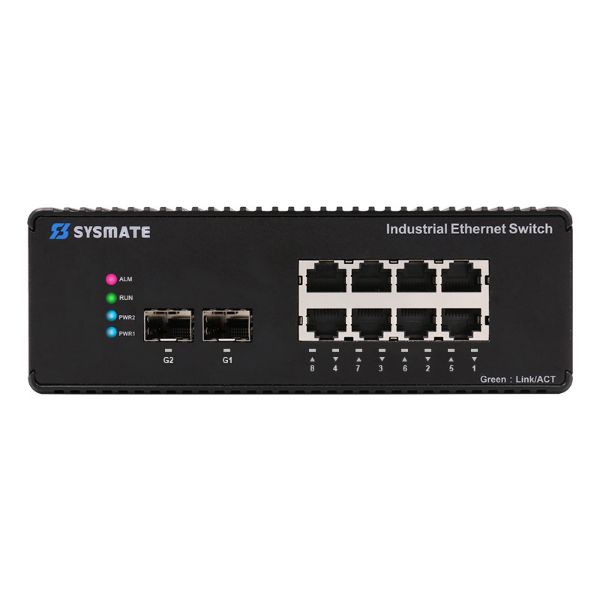 TPK-I4M2GS8F network tube type industrial Ethernet switch