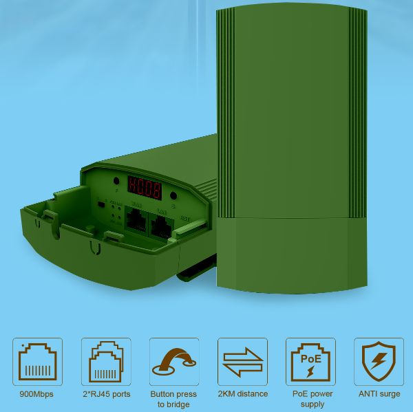 Outdoor type long-range CPE TPK-CPE900G