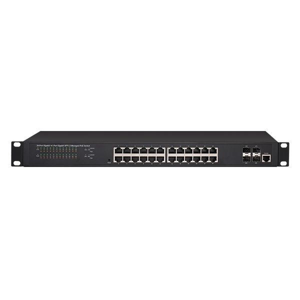 T3128-M-C4GS24G-POE Layer 2 Gigabit management POE switch