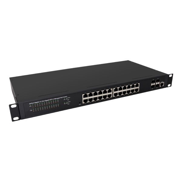 T3128-M-C4GS24G-POE Layer 2 Gigabit management POE switch